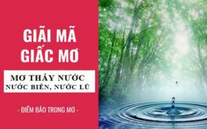 mơ thấy nước lớn đánh con gì